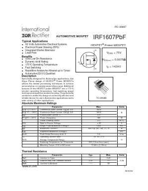 IRF1607PBF image